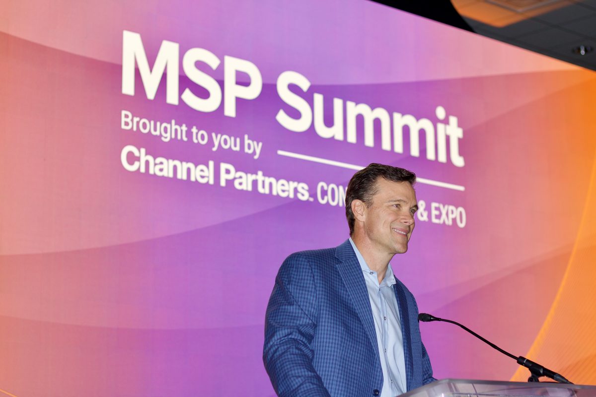 Russ Reeder speaking at MSP Summit